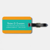 Hausschlüssel Gepäckanhänger (Rückseite horizontal)