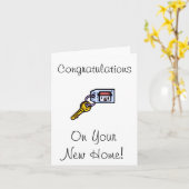 Hausschlüssel Karte (Gelbe Blume)