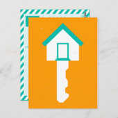 Hausschlüssel Postkarte (Vorne/Hinten)