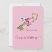 Hausschlüssel Süßes Wasser aus der Flora Herzliche Karte (Vorderseite)