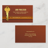 HausschlüsselVisitenkarte Visitenkarte (Vorne/Hinten)