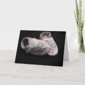 Hausschuhe Karte (Vorderseite)