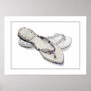 Hausschuhe Poster
