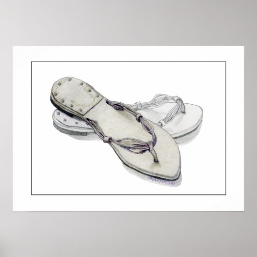 Hausschuhe Poster (Vorne)