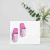 Hausschuhe Postkarte (Stehend Vorderseite)