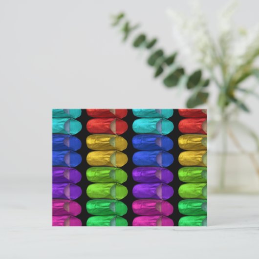 Hausschuhe Postkarte (Stehend Vorderseite)