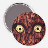 Hausschuhe rustikale Baumrinde braun niedlich Magnet (Vorderseite/Rückseite)