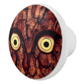 Hausschuhe rustikale Baumrinde Keramik Knöpfe Keramikknauf (Rechts)