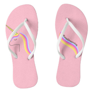 Hausschuhe Sandalen flips flops unicorn