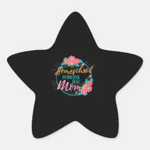 Hausschule für Frauen Mama Geschenk Funny Zuhause  Stern-Aufkleber