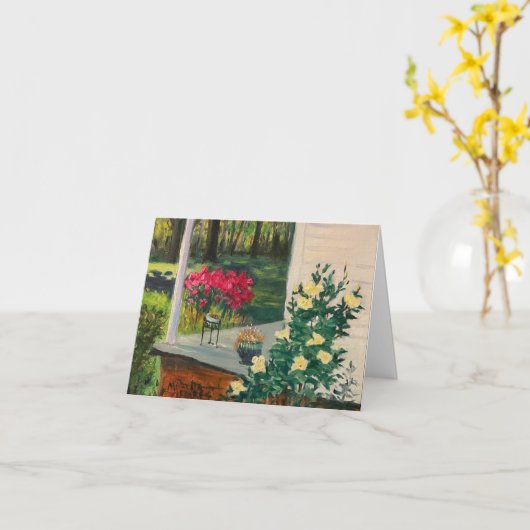 Haussegnung Karte (Gelbe Blume)