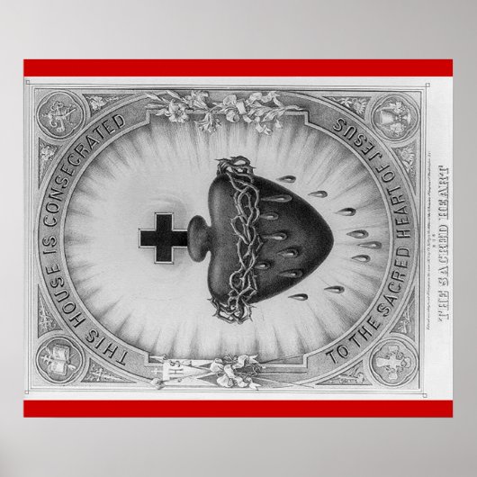 Haussegnungsposter Poster (Vorne)