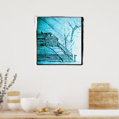 Hausskizze Poster (Küche)