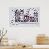 Haussmann Architecture | Rue de Sevres Poster (Küche)
