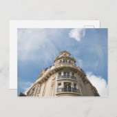 Haussmann Gebäude Corner, Paris Postkarte (Vorne/Hinten)