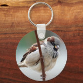 Haussperling Schlüsselanhänger (Vorderseite)