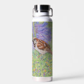 Haussperling Trinkflasche (Rückseite)