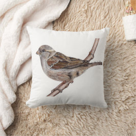 Hausspinnvogel (Passer Domesticus) Pillow Kissen
