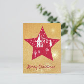 Hausstern Postkarte (Stehend Vorderseite)