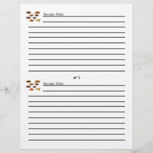 Hausstil-Kochkarte Flyer