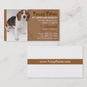 Haustier-Adoptions-Geschäfts-Karte Visitenkarte (Vorne/Hinten)