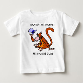 HAUSTIER-AFFE-KLEINKIND-T - SHIRT