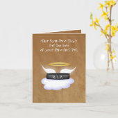 Haustier-Beileid Karte (Gelbe Blume)