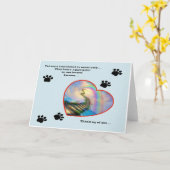 Haustier-Beileids-Karte Karte (Gelbe Blume)