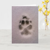 Haustier-Beileids- oder Rettungskarte (Hund) Karte (Gelbe Blume)