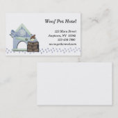 Haustier-Boarding-Geschäfts-Karte Visitenkarte (Vorne/Hinten)