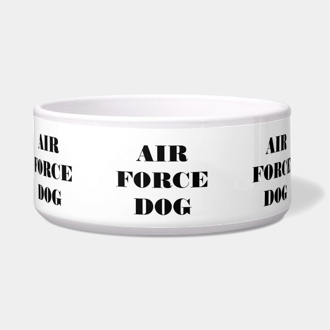 Haustier Bowl Air Force Hund Napf (Vorderseite)