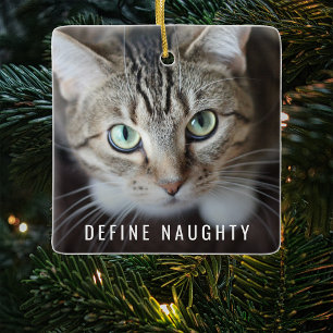 Haustier definiert unartig   Foto-Weihnachtsbaum Keramikornament
