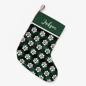 Haustier Dog Gingham Weihnachts-Strumpf Kleiner Weihnachtsstrumpf (Vorderansicht (hängend))