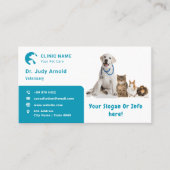 Haustier | Einfach modern Visitenkarte (Vorderseite)