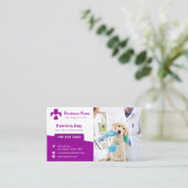 Haustier | Einfache Visitenkarte (Stehend Vorderseite)