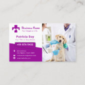 Haustier | Einfache Visitenkarte (Vorderseite)