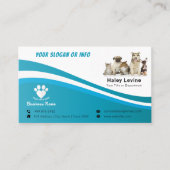 Haustier | Einfache Visitenkarte (Vorderseite)