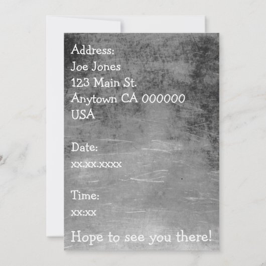 Haustier Einladung (Rückseite)