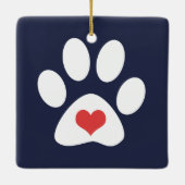 Haustier-Erinnerungsengels-Flügel u. Halo-Dackel Keramikornament (Rückseite)