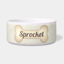 Haustier Essen mit Vintager Elegante