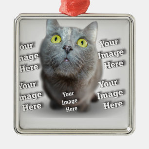 Haustier-Foto ✨ Individuell nach Wunsch Ornament Aus Metall