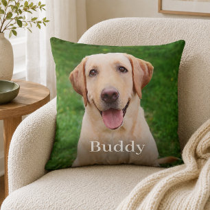 Haustier-Foto-Name-Hund-Andenken Kissen