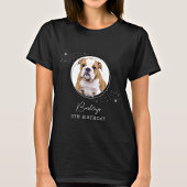 Haustier Foto Silberstars Personalisierter Hund Ge T-Shirt