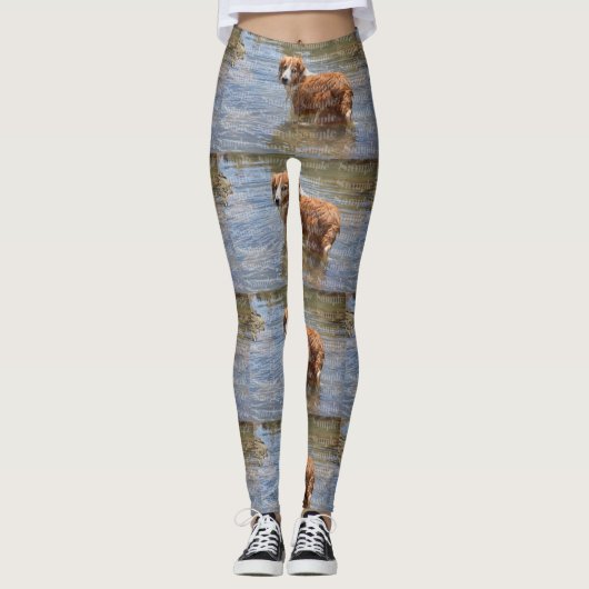 Haustier-Fotodenkmal | KUNDENSPEZIFISCHES DIY Leggings (Vorderseite)