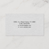 Haustier-Fotograf - Haustier-Fotografie Visitenkarte (Rückseite)