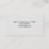 Haustier-Fotograf - Haustier-Fotografie Visitenkarte (Rückseite)