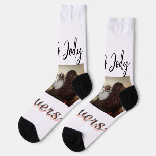 Haustier Freunde beste Freunde Name Haustier Foto Socken
