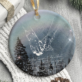 Haustier-Gedenkstätte Hund Personalisiert Keramik Ornament