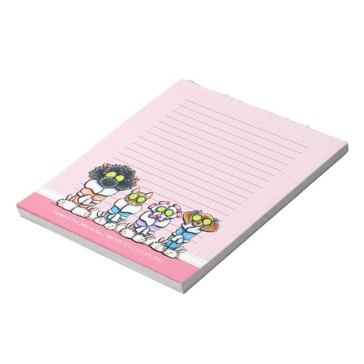 Haustier Groomer Wellness-Center Hunde Katzen Robe Notizblock (Rotiert)