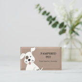 Haustier-/Hauswirtschaftskarte Visitenkarte (Stehend Vorderseite)